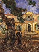 Tree and Man(in Front of the Asylum of Saint-Paul,St.Remy) Vincent Van Gogh